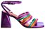 Sandália Feminina Beatriz Metalizada Colorindo Specchio Brand Roxo - Imagem 1