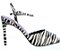 Sandália Feminina Bárbara Colorindo Specchio Brand Zebra - Imagem 1