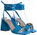 Sandália Feminina Julia Colorindo Specchio Brand Azul - Imagem 2