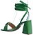 Sandália Feminina Julia Colorindo Specchio Brand Verde - Imagem 3