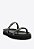 Papete Feminina Strass Logo Pedraria SS24 Schutz Preta - Imagem 2