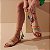 Rasteira Feminina Bico Folha Candy Colors Prisma Luiza Barcelos Nude - Imagem 5