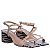 Sandália Feminina Lisley Colorindo Specchio Brand Nude - Imagem 2