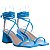 Sandália Feminina Dani Colorindo Specchio Brand Azul - Imagem 2