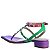 Sandália Feminina Mariana Colorindo Specchio Brand Roxo - Imagem 3