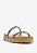 Papete Feminina Strass Logo Pedraria Resort 24 Schutz Nude - Imagem 2