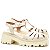 Sandália Feminina Bonnie Tratorada Vicenza Off White - Imagem 2
