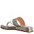 Sandália FlatForm Feminina Croco Prisma Luiza Barcelos Dourada - Imagem 3