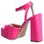 Sandália Feminina Meia Pata Croco Prisma Luiza Barcelos Pink - Imagem 3