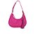 Bolsa Feminina Pequena Meia Lua Prisma Luiza Barcelos Rosa - Imagem 1