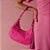 Bolsa Feminina Pequena Meia Lua Prisma Luiza Barcelos Rosa - Imagem 7