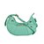 Bolsa Feminina Pequena Baguete Prisma Luiza Barcelos Verde Lagoon - Imagem 1