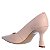 Scarpin Feminino Salto Taça Croco Prisma Luiza Barcelos Rosa - Imagem 3