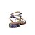 Sandália Feminina Croco Estampa Prisma Luiza Barcelos Colors - Imagem 3