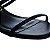 Sandália Feminina Salto Baixo Fivela Offline Preto - Imagem 4