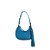 Bolsa Feminina Mini Meia Lua Prisma Luiza Barcelos Azul Marine - Imagem 1