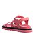Sandália Feminina Flarform Fivelas Offline Rosa - Imagem 3