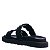 Rasteira Feminina Flatform Trançada Offline Preto - Imagem 3