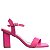 Sandália Feminina Salto Detalhe Offline Pink Neon - Imagem 1