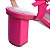 Sandália Feminina Salto Detalhe Offline Pink Neon - Imagem 5
