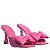 Tamanco Feminino Basic Detalhe Laço Offline Rosa - Imagem 2