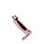 Bolsa Feminina Meia Lua Croco Prisma Luiza Barcelos Rosa - Imagem 4