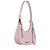 Bolsa Feminina Meia Lua Croco Prisma Luiza Barcelos Rosa - Imagem 2