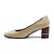 Scarpin Feminino Couro Salto Detalhe Capodarte Bege - Imagem 5