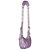 Bolsa Feminina Pequena Baguete Prisma Luiza Barcelos Lilás - Imagem 5