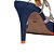 Sandália Feminina Tassel Gladiadoras Prisma Luiza Barcelos Azul Indigo - Imagem 6