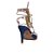 Sandália Feminina Tassel Gladiadoras Prisma Luiza Barcelos Azul Indigo - Imagem 3