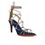 Sandália Feminina Tassel Gladiadoras Prisma Luiza Barcelos Azul Indigo - Imagem 2