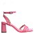 Sandália Feminina Francine Paris Specchio Brand Rosa - Imagem 1