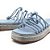 Sandália Feminina Flatform Strass Slide Capodarte Azul Chiaro - Imagem 6