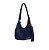 Bolsa Feminina Pequena Meia Lua Prisma Luiza Barcelos Azul Marinho - Imagem 2