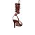 Sandália Feminina Gladiadora Boho Prisma Luiza Barcelos Marrom - Imagem 3