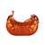Bolsa Feminina Pequena Slim Baguete Prisma Luiza Barcelos Laranja - Imagem 3