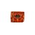 Bolsa Feminina Mini Shoulder Metalizada Prisma Luiza Barcelos Laranja - Imagem 1