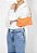 Bolsa Feminina Tiracolo Liz Chain Couro SS23 Schutz Laranja - Imagem 5