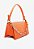 Bolsa Feminina Tiracolo Liz Chain Couro SS23 Schutz Laranja - Imagem 2