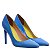 Scarpin Feminino Jenifer Nossas Versões Specchio Brand Azul - Imagem 2