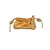 Bolsa Feminina Mini Metalizada Prisma Luiza Barcelos Dourada - Imagem 1
