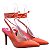Scarpin Feminino Manuela Nossas Versões Specchio Brand Laranja - Imagem 2