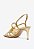 Sandália Feminina Octavia Salto Médio SS23 Schutz Dourada - Imagem 3