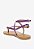 Sandália Feminina Rasteira Tiras Vinil SS23 Schutz Roxo - Imagem 3