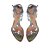 Sandália Feminina Gladiadora Rebites Prisma Luiza Barcelos Multicolor - Imagem 5