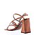 Sandália Feminina Tiras Cravejadas Holografica Prisma Luiza Barcelos Rose - Imagem 3