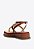 Flatform Feminina Leticia Couro SS23 Schutz Camel - Imagem 3