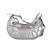 Bolsa Feminina Mini Baguete Prisma Luiza Barcelos Prata - Imagem 1