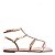 Rasteira Feminina Esther Back In Stock Specchio Brand Dourada - Imagem 1